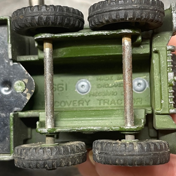 Dinky Supertoys Meccano Recovery Tractor Tow #661 Green Made In England - Picture 9 of 12